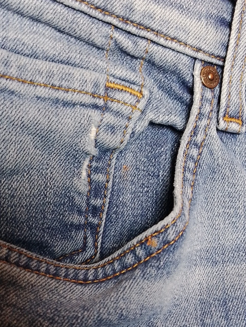 The Straight Light Wash 7 For All Mankind Jeans 38X32